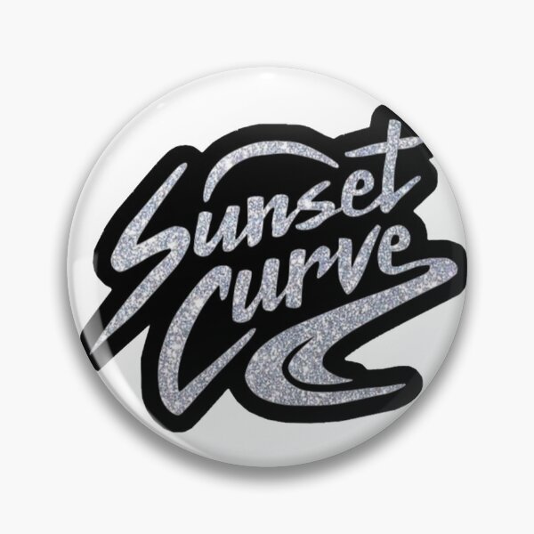 Artikelvorschau, Glitter Sunset Curve Band Logo entworfen und verkauft von tracynguyen23.