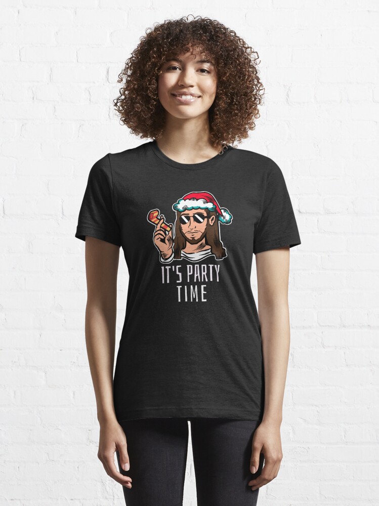 Alternate view of Jesus birthday party Essential T-Shirt