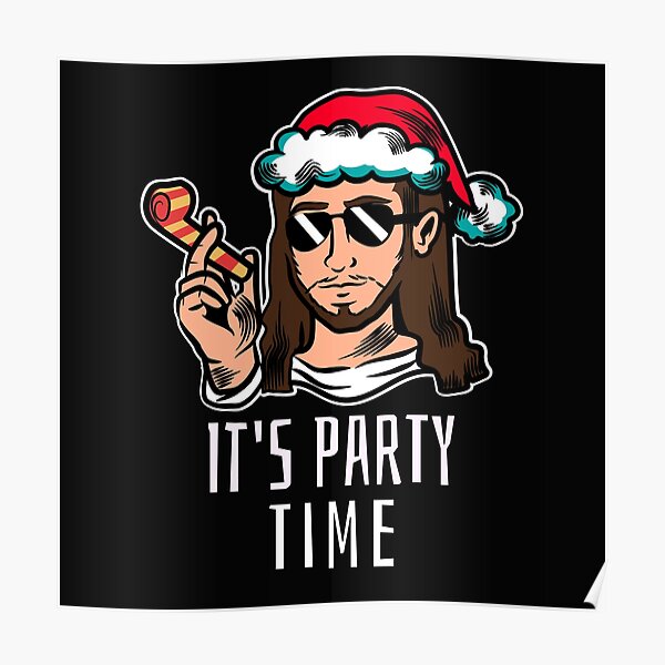 Jesus birthday party Poster