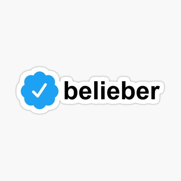 verified belieber  Sticker