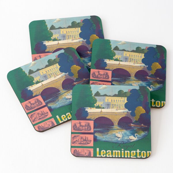 Item preview, Leamington Spa retro poster designed and sold by CorasPosters.