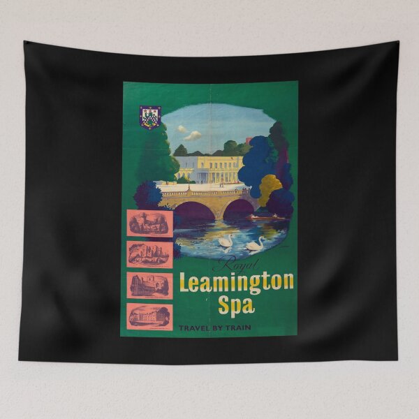 Item preview, Leamington Spa retro poster designed and sold by CorasPosters.