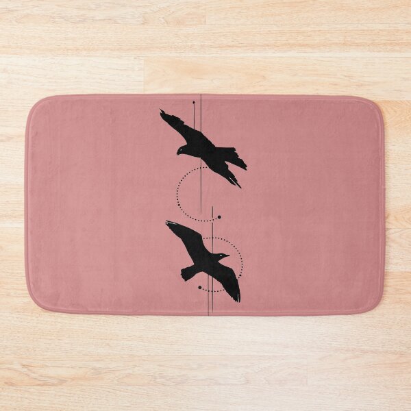 Item preview, Twin Birds geometric design designed and sold by SILVERAPPLE.