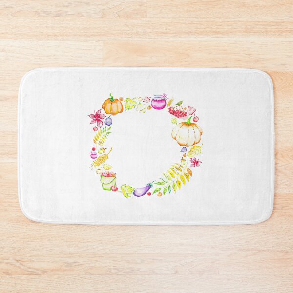 Item preview, Watercolor autumn cosy wreath  designed and sold by Bellefotos.