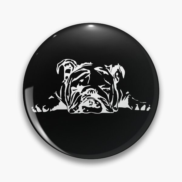 Item preview, Minimalist Bulldog Face Sleeping Cute Pet Dog Lover Bulldog Gear designed and sold by DynamicDesign.