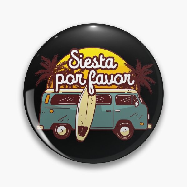 Item preview, Siesta Por Favor Spanish Nap Please Retro Beach Sunset Lazy Gear designed and sold by DynamicDesign.