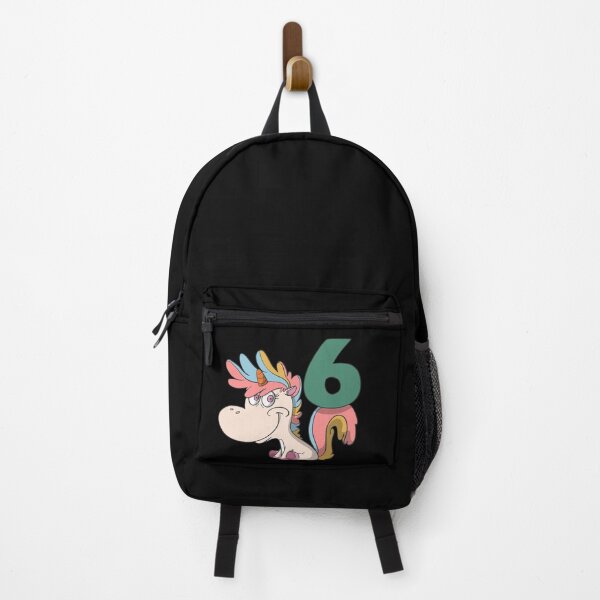 Item preview, Children's 6th birthday present with cute unicorn designed and sold by Monkey Ful.