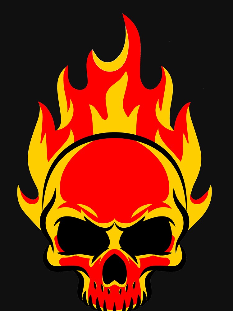 Skull is on fire by abhinavt777