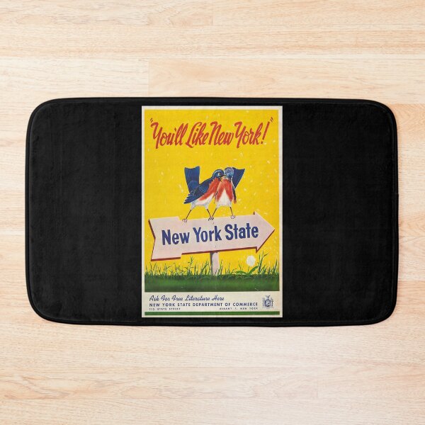 Item preview, New York State retro poster designed and sold by CorasPosters.