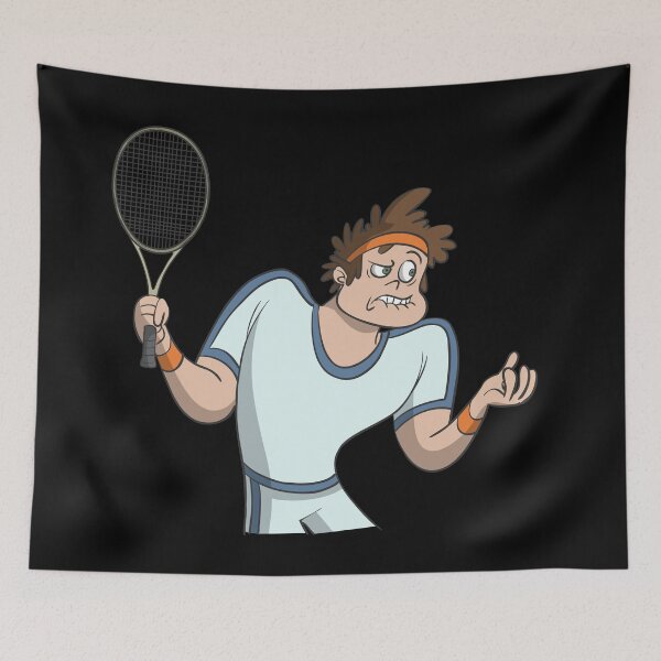 Item preview, Tennis player unhappy with referee decision designed and sold by Monkey Ful.