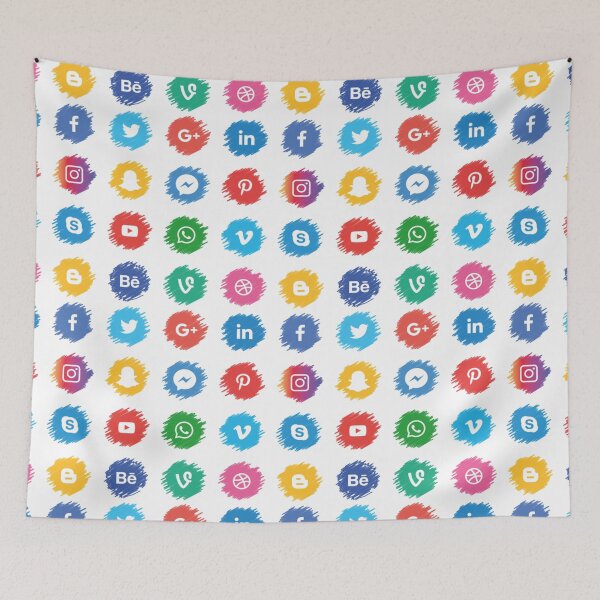 Item preview,  Social Media Icons Design designed and sold by The Merch.