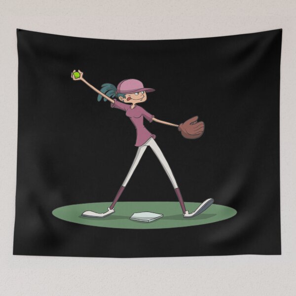 Item preview, Softball pitcher designed and sold by Monkey Ful.