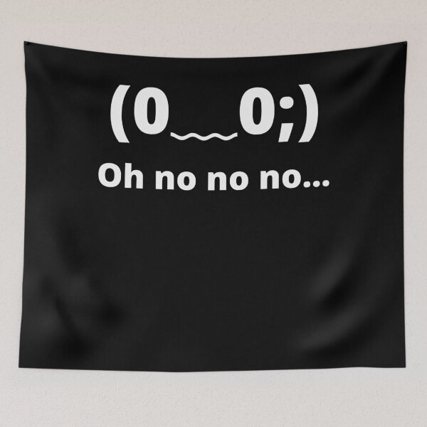 Item preview, Nervous Emoji, Oh no no no designed and sold by MeMerchNDice.