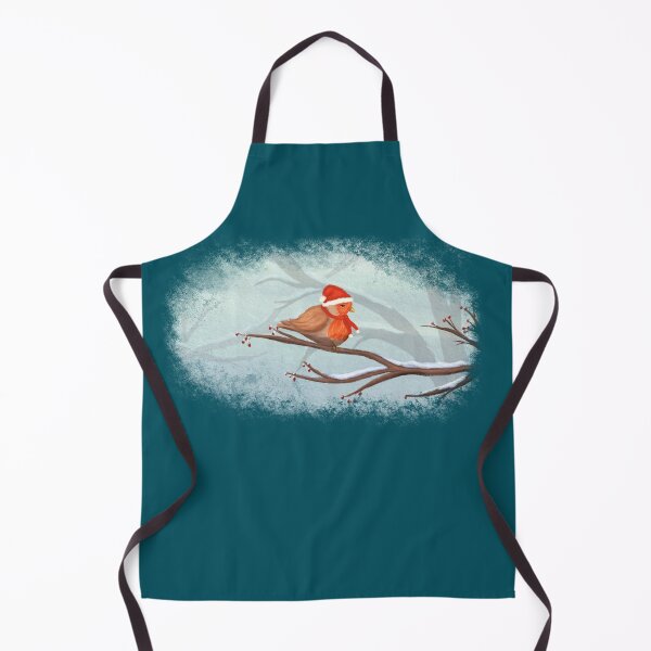 Item preview, Cute robin in winter designed and sold by studioMoSa.