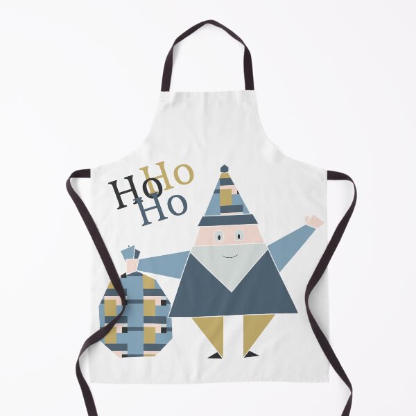 Item preview, geometric happy santa Ho Ho Ho designed and sold by studioMoSa.