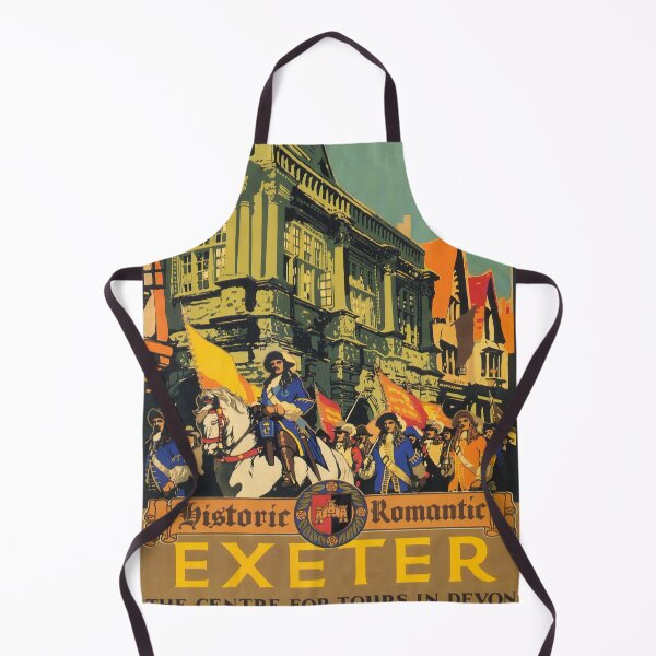 Item preview, Exeter retro poster designed and sold by CorasPosters.