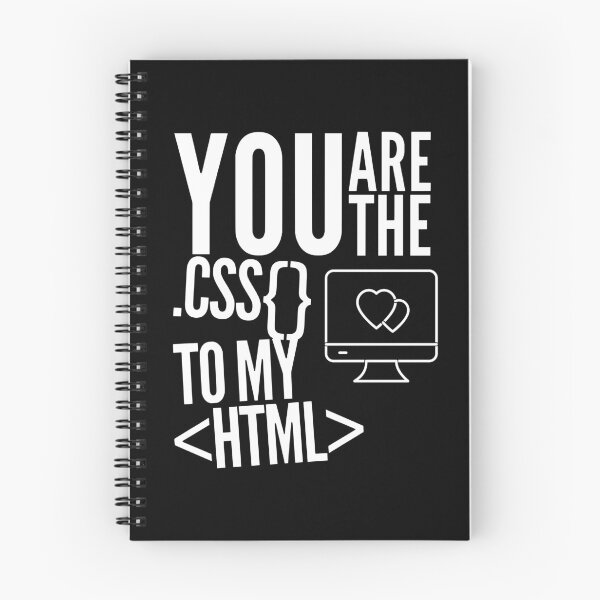 Item preview, You Are The CSS To My HTML (white) designed and sold by Stornu2Ruedas.