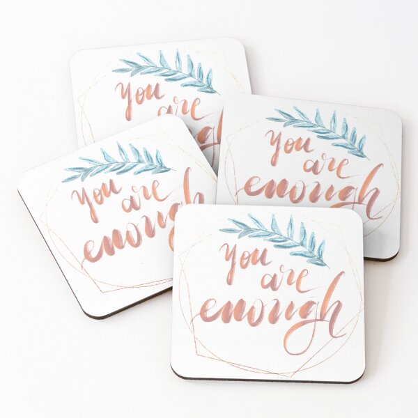 Item preview, Copy of Copy of You are enough! Rose Gold Theme  designed and sold by allexieee.