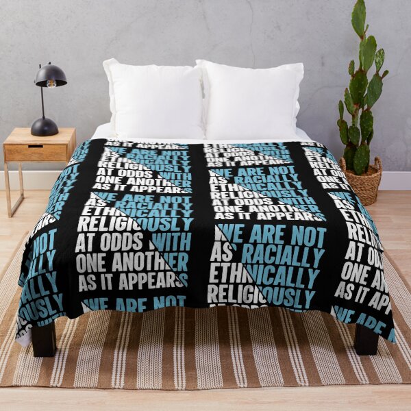 Item preview, We Are Not As Racially Ethnically Religously At Odds | Joe Biden Quote designed and sold by GravitiTees.