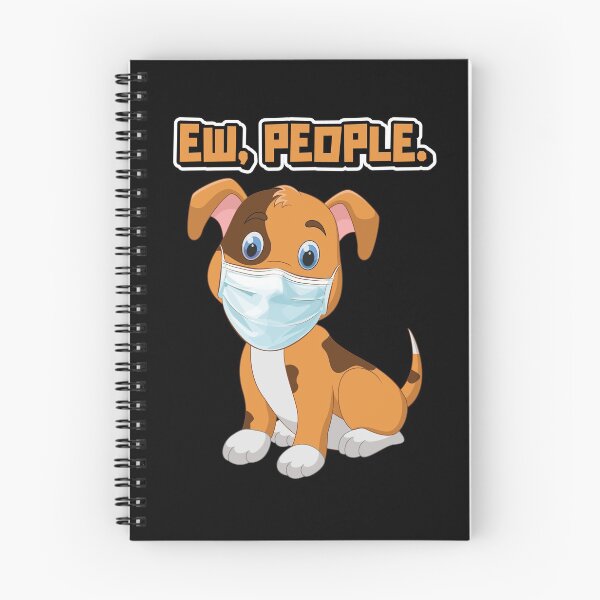 Item preview, Funny Weimaraner Ew People Cute Dog Wearing A Face Mask designed and sold by shirti.
