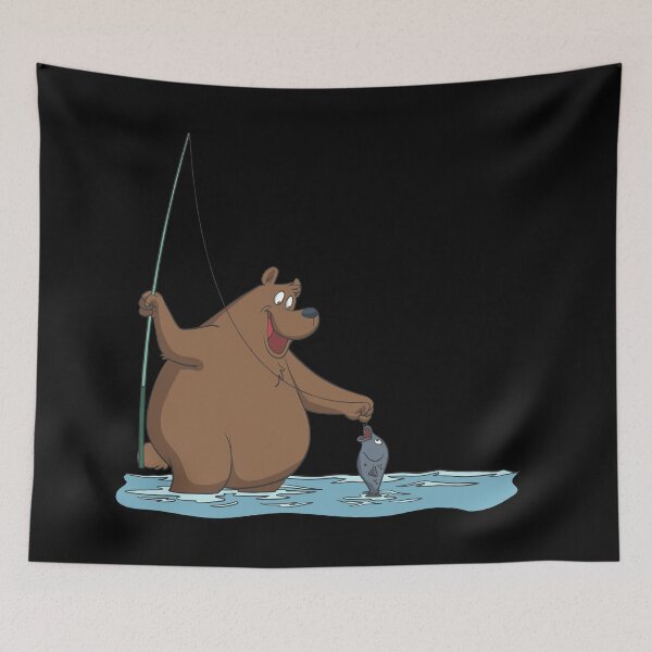 Item preview, Bear is fishing designed and sold by Monkey Ful.