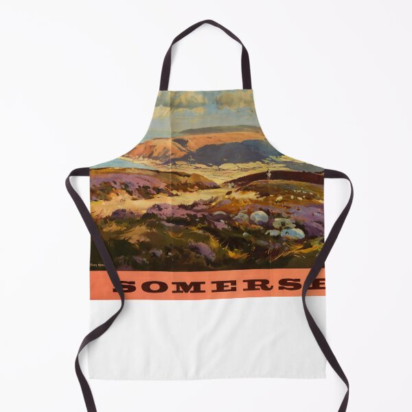 Item preview, Somerset retro poster designed and sold by CorasPosters.