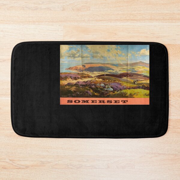 Item preview, Somerset retro poster designed and sold by CorasPosters.