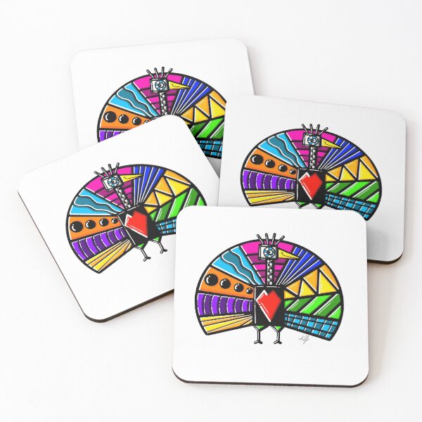 Item preview, Rainbow peacock designed and sold by Lior Halfon (Kalfo).