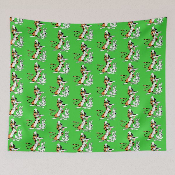 Item preview, Tiger And  Rabbit designed and sold by EvelynWMilli.