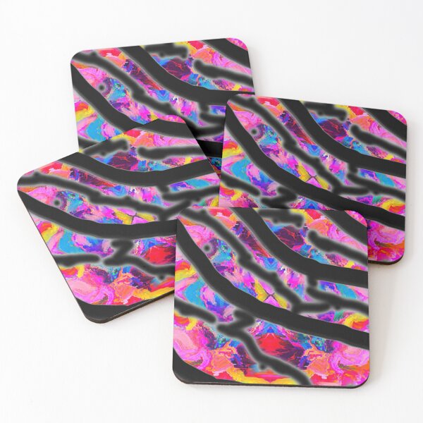 Artikelvorschau, Psychedelisch, lebendiger, heller Marmor Abstracto entworfen und verkauft von Adri Barnard.