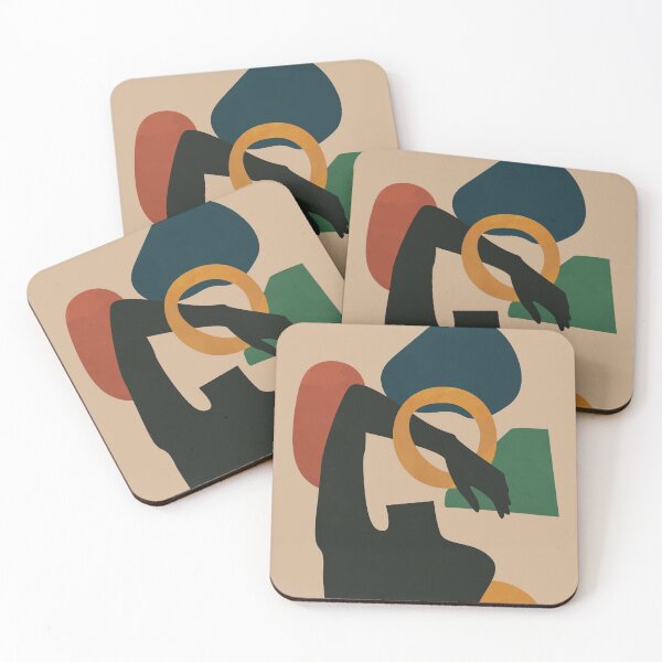 Item preview, Abstract Body and Mind - Modern Mid Century  designed and sold by technicolorable_art.