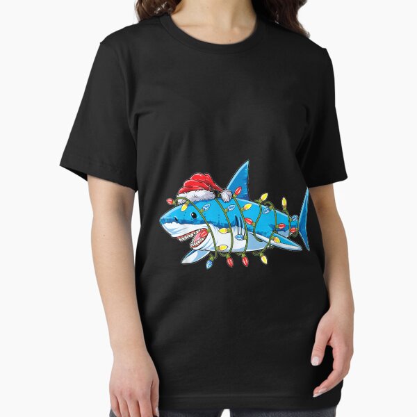 Item preview, Santa Shark Christmas Lights Funny Boys Sharkmas Xmas designed and sold by FloydSawyer.