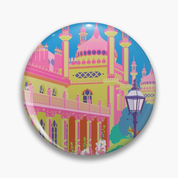 Item preview, Brighton Pavilion vivid print designed and sold by Longsummer.