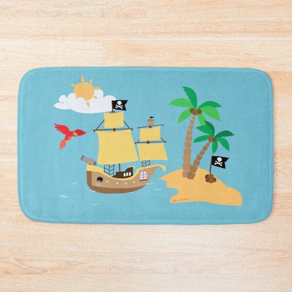 Item preview, pirate ship and perrot designed and sold by studioMoSa.