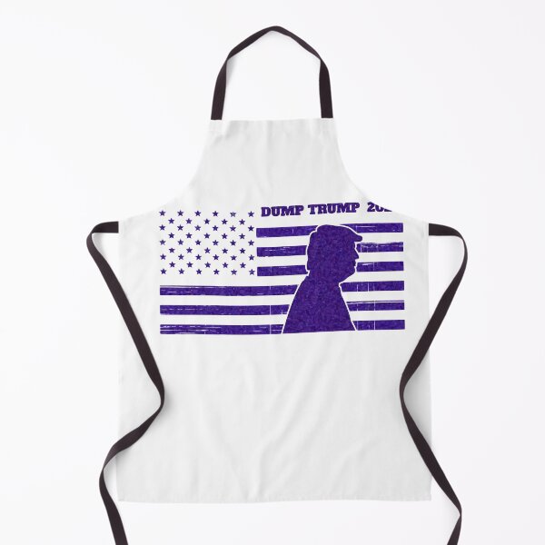 Item preview, Dump Trump (his profile back to flag) designed and sold by HamiltonmagicTs.