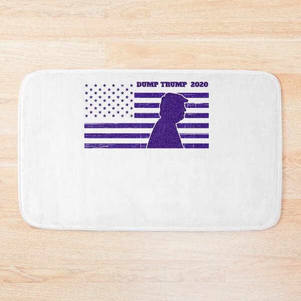 Item preview, Dump Trump (his profile back to flag) designed and sold by HamiltonmagicTs.