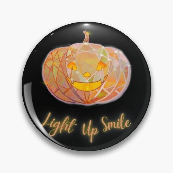 Item preview, Crystal pumpkin - light up smile! designed and sold by Louisa Currier.