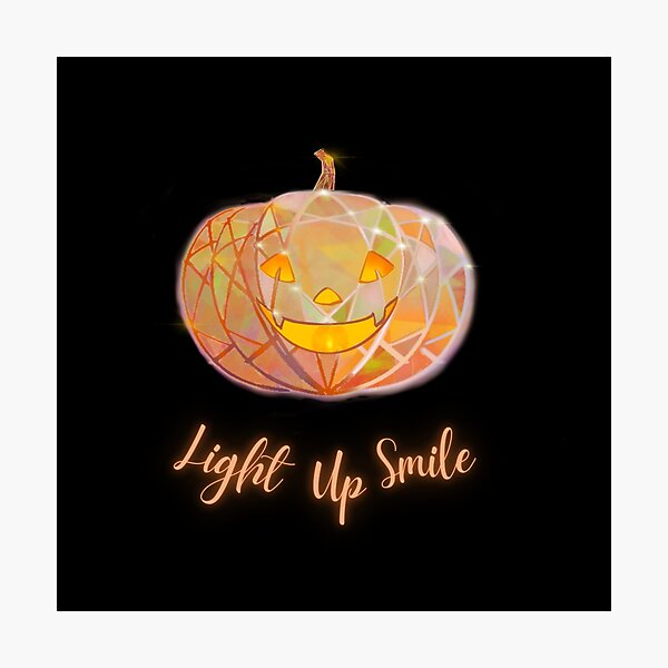 Item preview, Crystal pumpkin - light up smile! designed and sold by Louisa Currier.