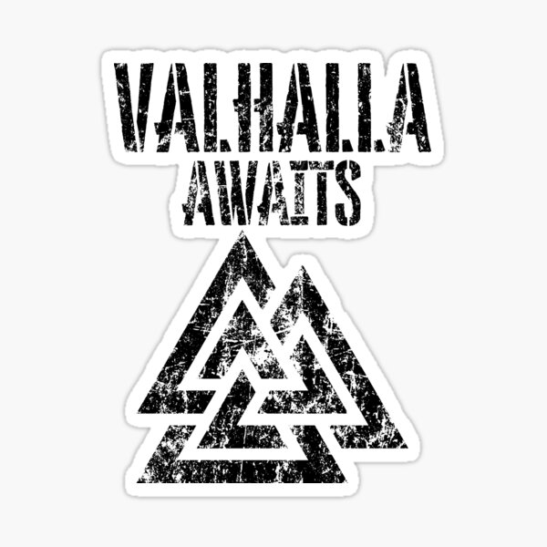 Item preview, Valhalla Awaits - Valknut designed and sold by RIVEofficial.
