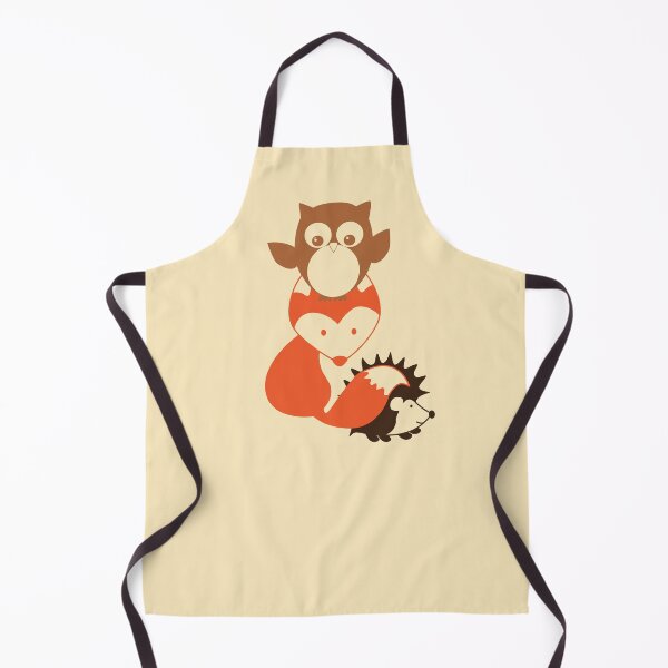 Item preview, little forest animals - hedgehog, fox, owl designed and sold by studioMoSa.
