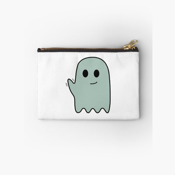 Item preview, Cute green ghost waving hi designed and sold by emwing14.