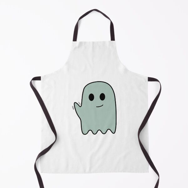 Item preview, Cute green ghost waving hi designed and sold by emwing14.