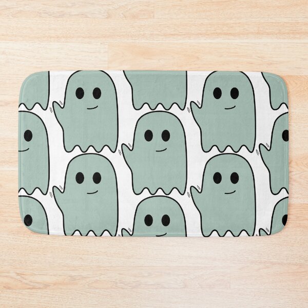 Item preview, Cute green ghost waving hi designed and sold by emwing14.