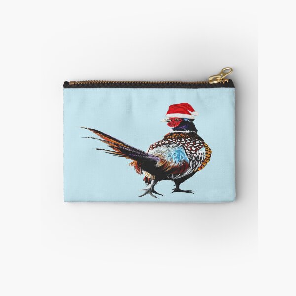 Item preview, Christmas Pheasant - Festive pheasants - game bird-  Christmas Pheasant art  designed and sold by IslesArt.