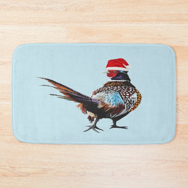 Item preview, Christmas Pheasant - Festive pheasants - game bird-  Christmas Pheasant art  designed and sold by IslesArt.