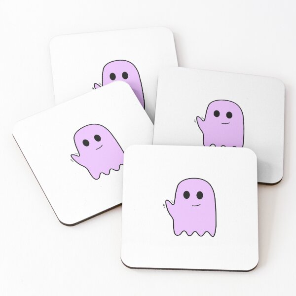 Item preview, Cute purple ghost waving hi designed and sold by emwing14.