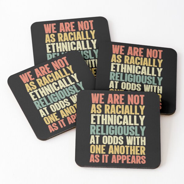 Item preview, We Are Not As Racially Ethnically Religously At Odds | Joe Biden TownHall designed and sold by GravitiTees.