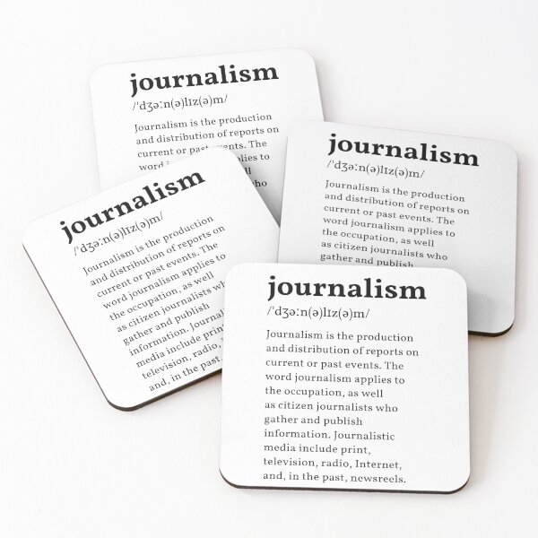 Item preview, Journalism designed and sold by thejournalist.