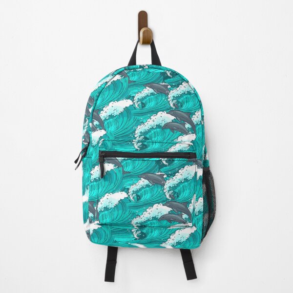 Item preview, Dolphins rolling with the breakers designed and sold by wazoosi.