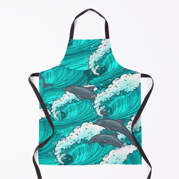 Item preview, Dolphins rolling with the breakers designed and sold by wazoosi.